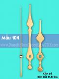Kim đồng hồ treo tường (mẫu số104) dài 11,8cm